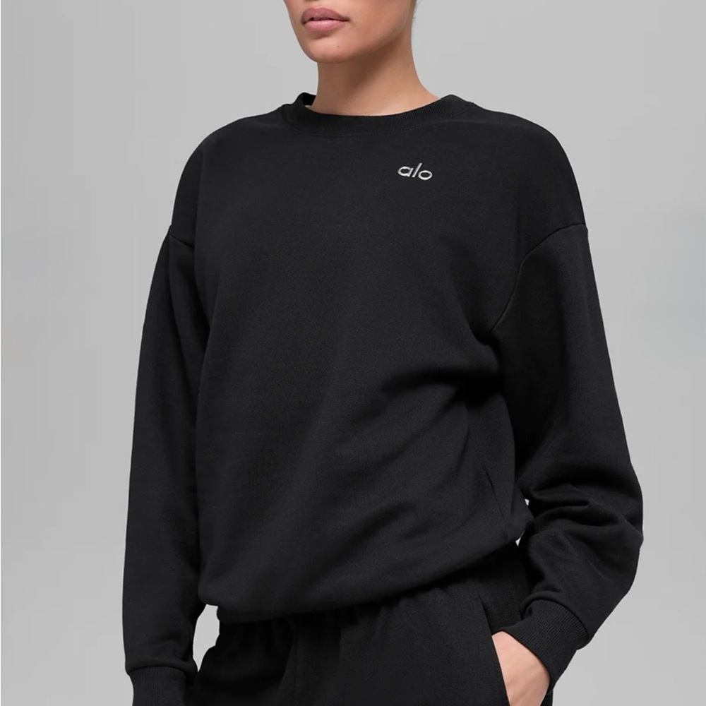 Alo Women’s Black Crewneck Sweatshirt